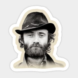 Phil Collins Black - Vintage Sticker